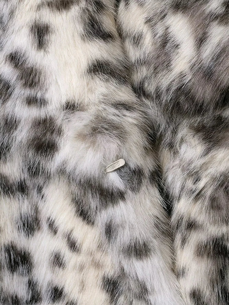 2025 Winter Faux Fur Jackets for Women Coats Thick Warm Soft Jacket Woman Long Sleeve Fluffy Fur Casual Loose New Outerwear