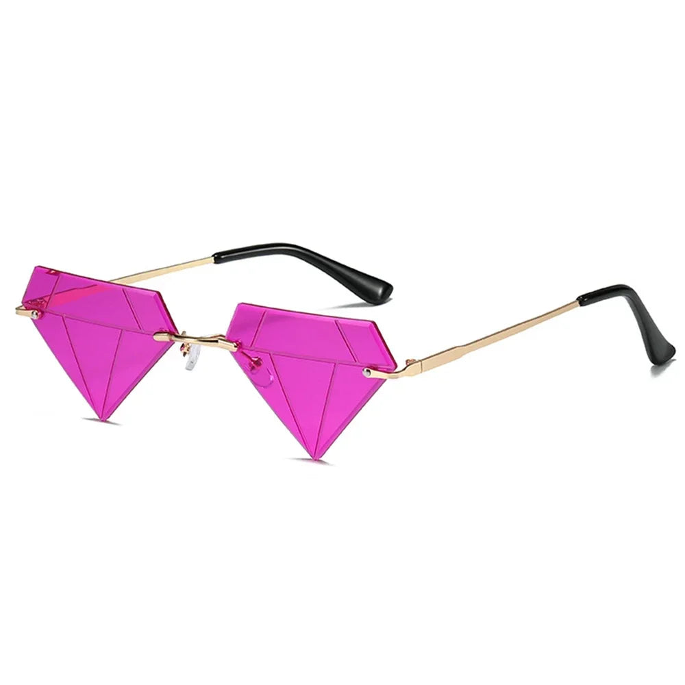 Star Shape Sun Glasses Funny Pentagram Eyewear Eyeglasses Christmas Decoration Party Glasses Rimless Sunglasses Driver Goggles
