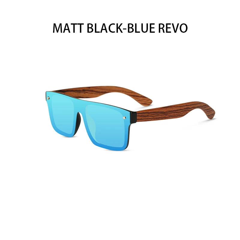 Wood Sunglasses For Men Women Polarized Sunglasses For Men Square  Anti Glare Driver Mirror Sun Glasses Women UV400