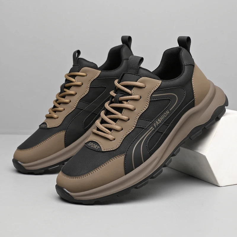 2025 New Men's Running Shoes Casual Hiking Footwear Lightweight Breathable Walking Sneakers for Men Non-Slip Gym Sports Shoes