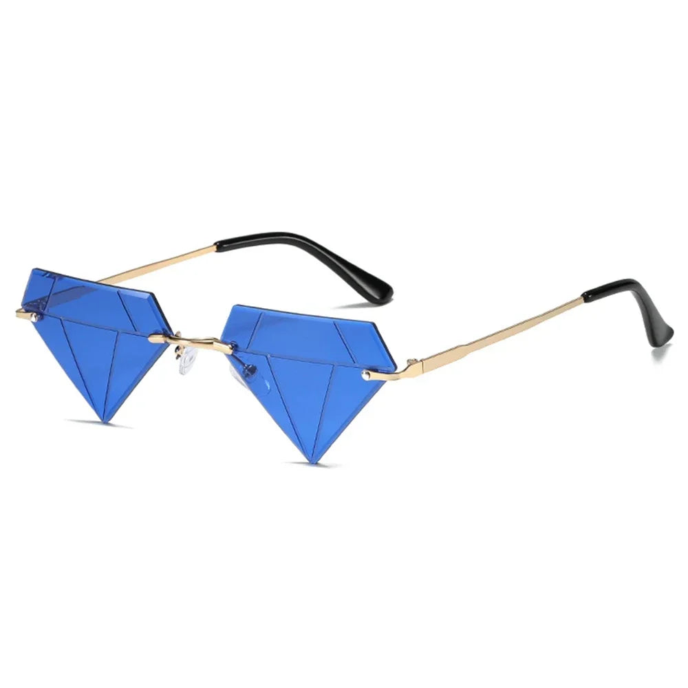 Star Shape Sun Glasses Funny Pentagram Eyewear Eyeglasses Christmas Decoration Party Glasses Rimless Sunglasses Driver Goggles