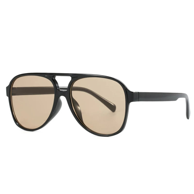Classic Double Bridge Oversized Pilot Outdoor Women Sunglasses Luxury Designer Brand Men Sunglass Driving Travel Eyewear UV400