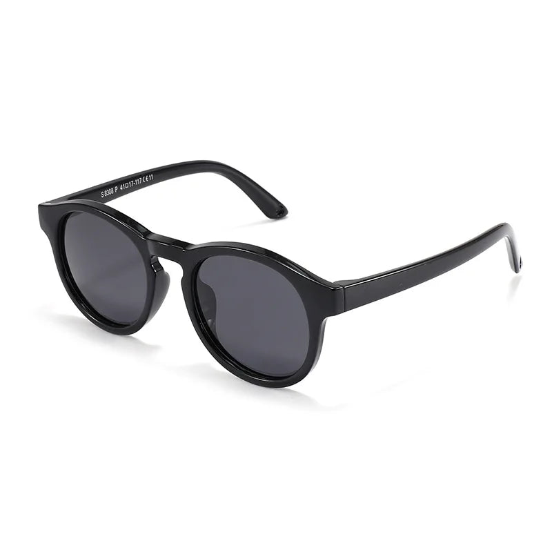 Boys Girls Baby Eyewear UV400 Small Round Polarized Kids Sunglasses Silicone Flexible Safety 0-3 Years Old Children Glasses