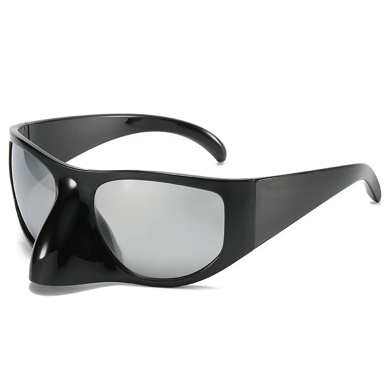 Y2K Luxury Brand Designer Oversized Bird Nose Masked Sunglasses Women For Men 2023 Trend Sun Glasses Vintage Fashion Goggles
