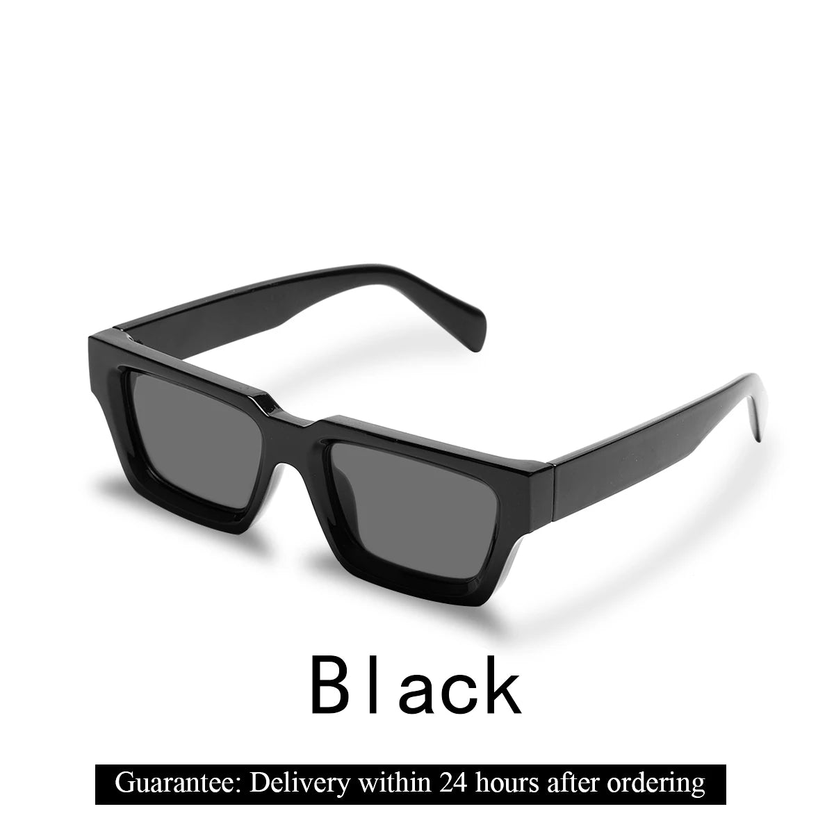 Ruiao 2025 new black classic retro designer branded concave irregular thick frame men women fashion sunglasses