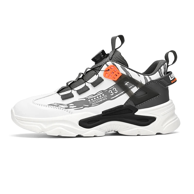 Swivel Buckle Mens Sneakers Spring New Light Adult Sport Shoes Casual Breathable Running Trainers Versatile Daddy  Shoes