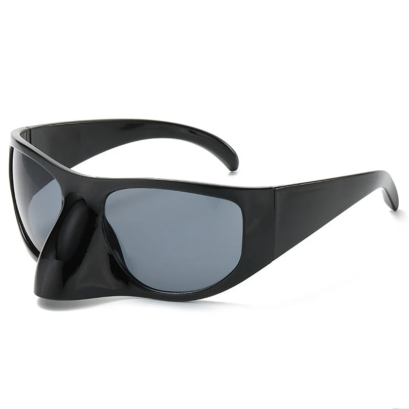 Y2K Luxury Brand Designer Oversized Bird Nose Masked Sunglasses Women For Men 2023 Trend Sun Glasses Vintage Fashion Goggles