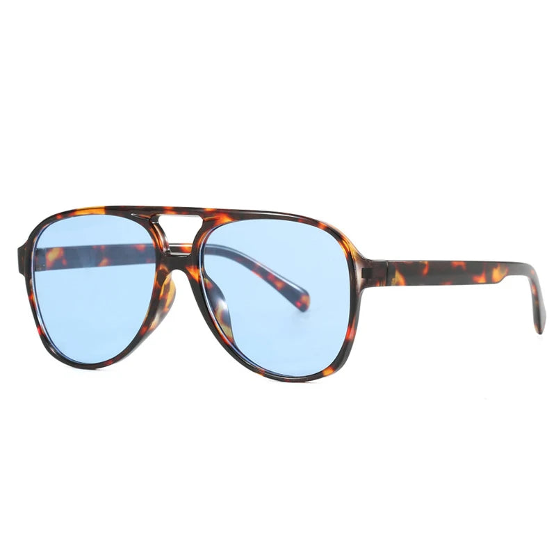 Classic Double Bridge Oversized Pilot Outdoor Women Sunglasses Luxury Designer Brand Men Sunglass Driving Travel Eyewear UV400