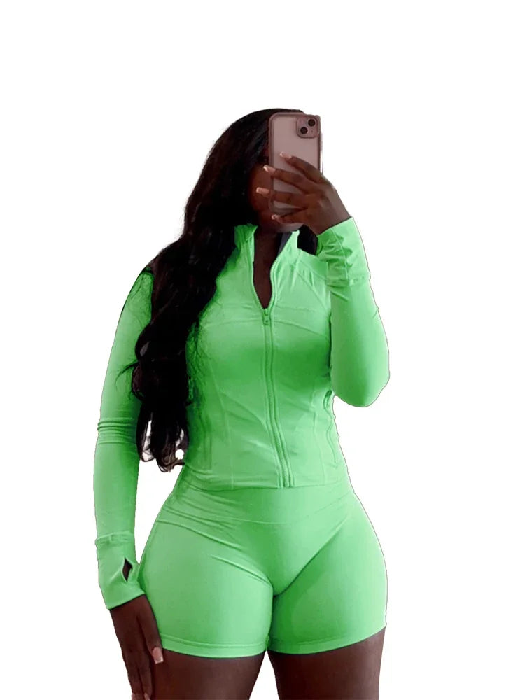 Fall Women Sport Loungewear Sexy Tight Long Sleeve Flared Pants Two Piece Set Active Gym 2 Piece Matching Sets Tracksuit Outfits