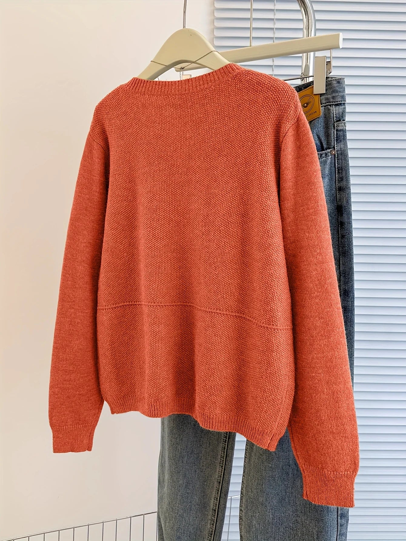 Autumn/Winter New Arrivals casual Loungewear Style Knitted Cardigan With Metallic Buttons Perfect For Autumn/Winter Outfits.