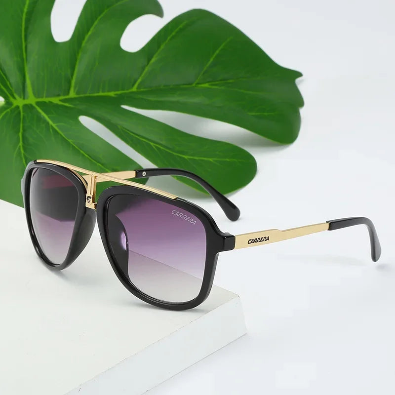 Carrera Retro Sunglasses Vintage for Men and Women Sports Driving Metal Frame UV400 Eyewear pilot Sunglasses for women 167/S