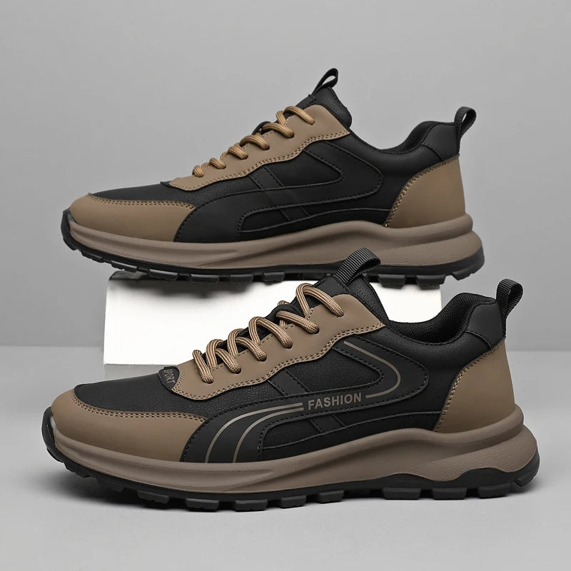 2025 New Men's Running Shoes Casual Hiking Footwear Lightweight Breathable Walking Sneakers for Men Non-Slip Gym Sports Shoes