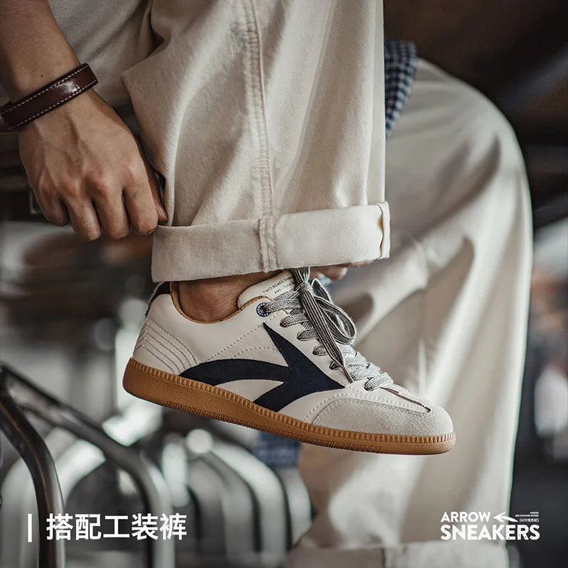 Maden Retro Jogging Shoes Classic Color-blocked Do Old Training Shoes Outdoor Low-top Sports Breathable Men's Casual Sneakers