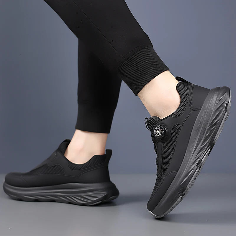 Male Walking Shoes Men's Casual Sports Shoes Summer Light Soft Sole Comfort Outdoor Running Shoes Fashion Student Mesh Sneaker