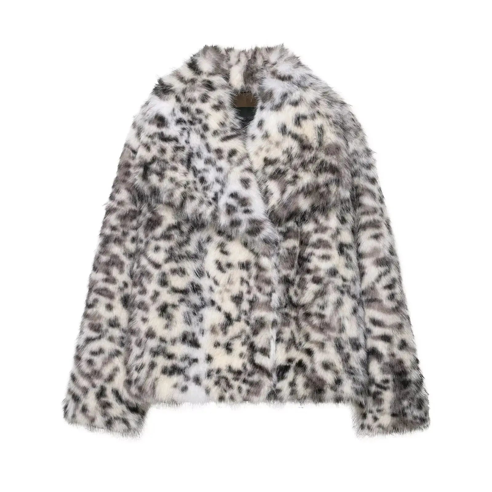 2025 Winter Faux Fur Jackets for Women Coats Thick Warm Soft Jacket Woman Long Sleeve Fluffy Fur Casual Loose New Outerwear
