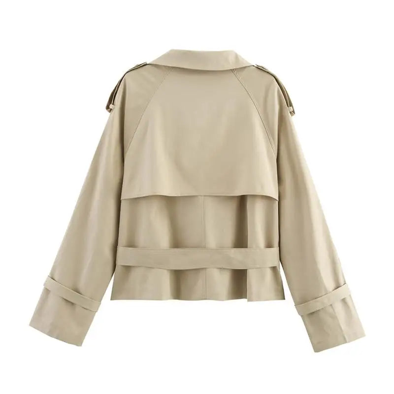 Spring Jackets Coat Women's 2025 New Chic Elegant Loose Long-Sleeved Women's Coat Street Fashion Youth Warm Jacket