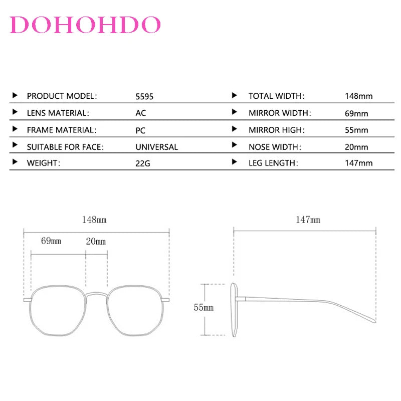 Classic Double Bridge Oversized Pilot Outdoor Women Sunglasses Luxury Designer Brand Men Sunglass Driving Travel Eyewear UV400