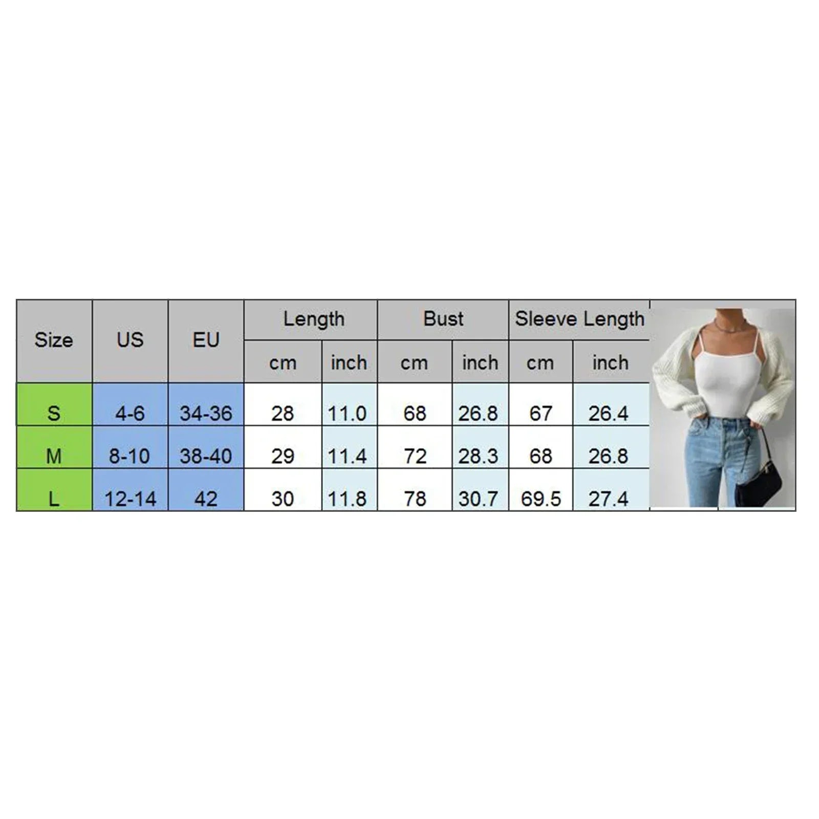 Women's Fashion Open Front Crochet Cardigan Casual Long Sleeve Solid Color Sweater Ribbed Knit Shrug Sweater Bolero Tops