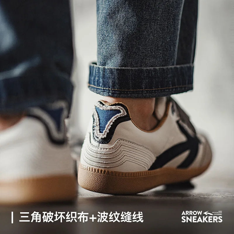 Maden Retro Jogging Shoes Classic Color-blocked Do Old Training Shoes Outdoor Low-top Sports Breathable Men's Casual Sneakers