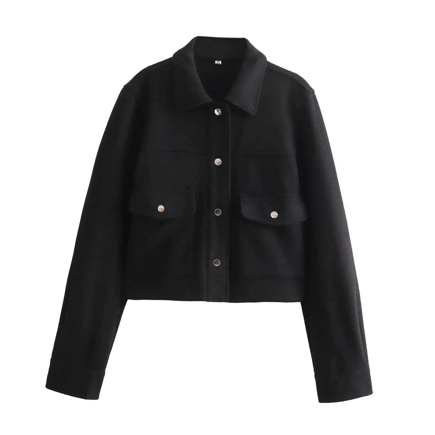 HH Women's Fashion Jackets Solid Long Sleeves Single-breasted With Pockets Down Turn Down Collar Causal  Autumn Winter Coats