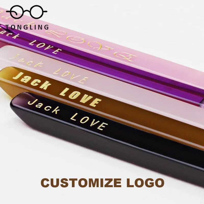 Highquality acetate designer handmade luxury SJEFF personalized Men UV400 sunglasses Support custom logos or prescription lenses
