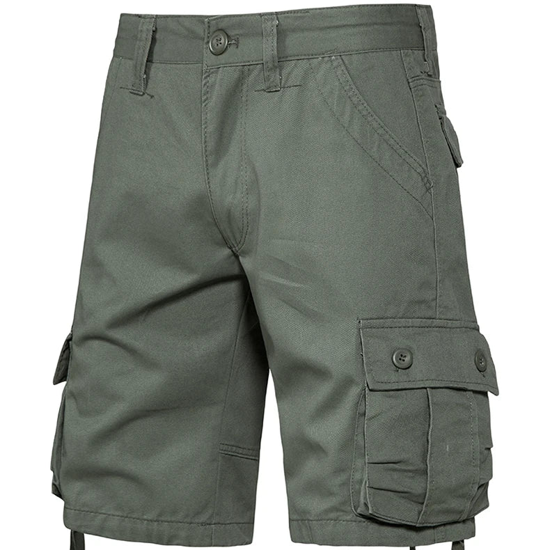 Mens Camo Shorts Men Camouflage Overalls Loose Casual Outdoor Sports Half Pants Side Pocket Cotton Comfortable Shorts