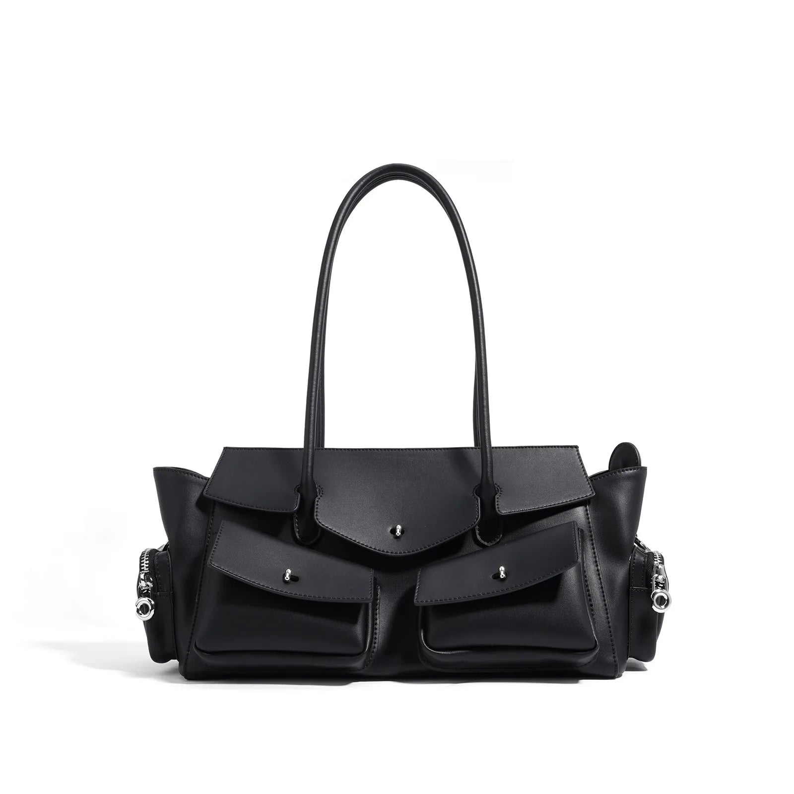 New Women's Bag Luxury Designer Genuine Leather Women Shoulder Bag Vintage Multi-Pocket Storage Cowhide Handbags
