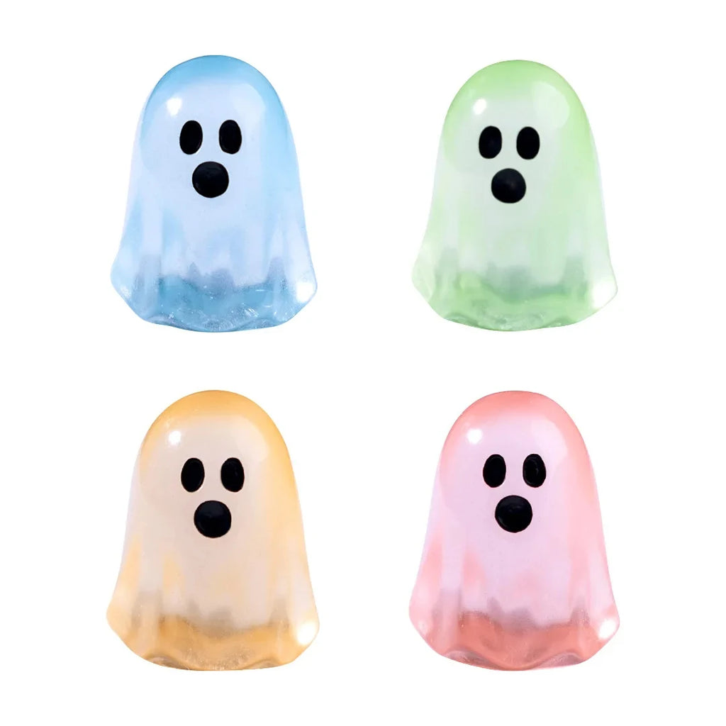 10/20/50pcs Luminous Ghost Figures Glowing At Night Action Figure Mini Micro Landscape Miniatures Halloween Decoration Gifts