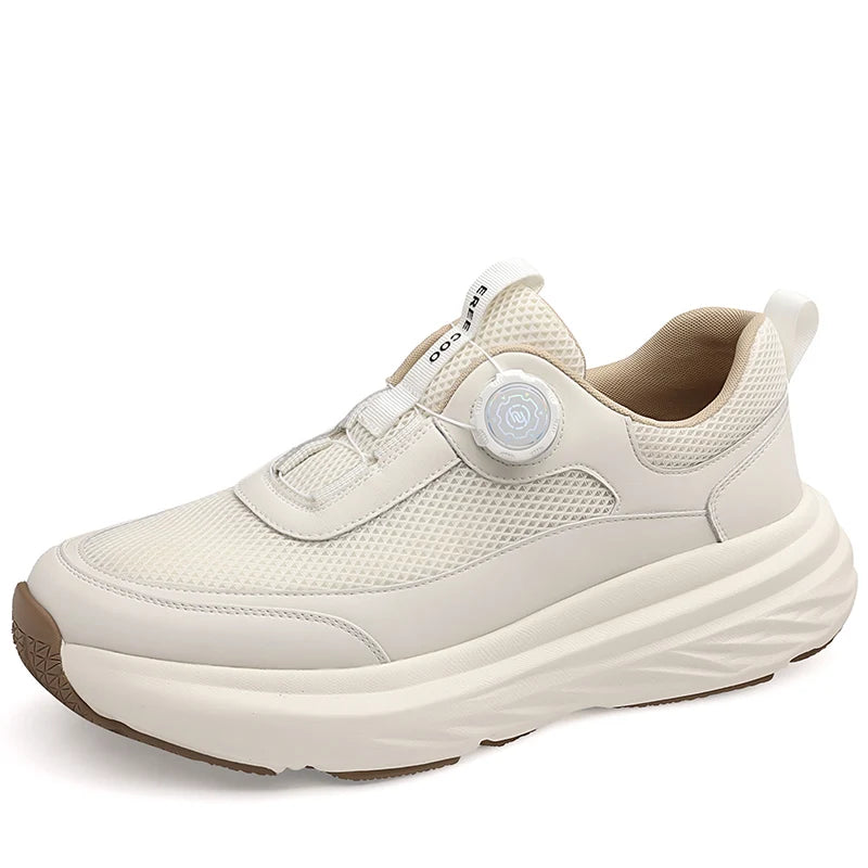 Male Walking Shoes Men's Casual Sports Shoes Summer Light Soft Sole Comfort Outdoor Running Shoes Fashion Student Mesh Sneaker