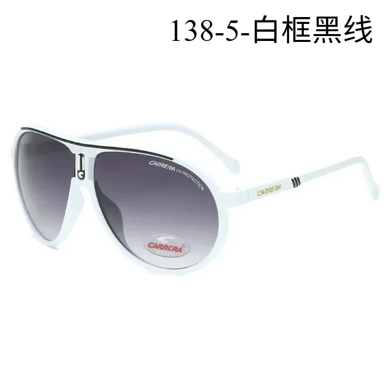 Carrera Retro Sunglasses Retro Vintage Sunglasses for Men and Women Sports Driving Metal Frame UV400 Eyewear