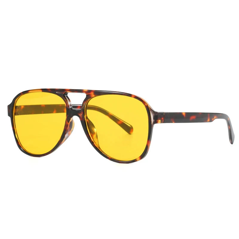 Classic Double Bridge Oversized Pilot Outdoor Women Sunglasses Luxury Designer Brand Men Sunglass Driving Travel Eyewear UV400