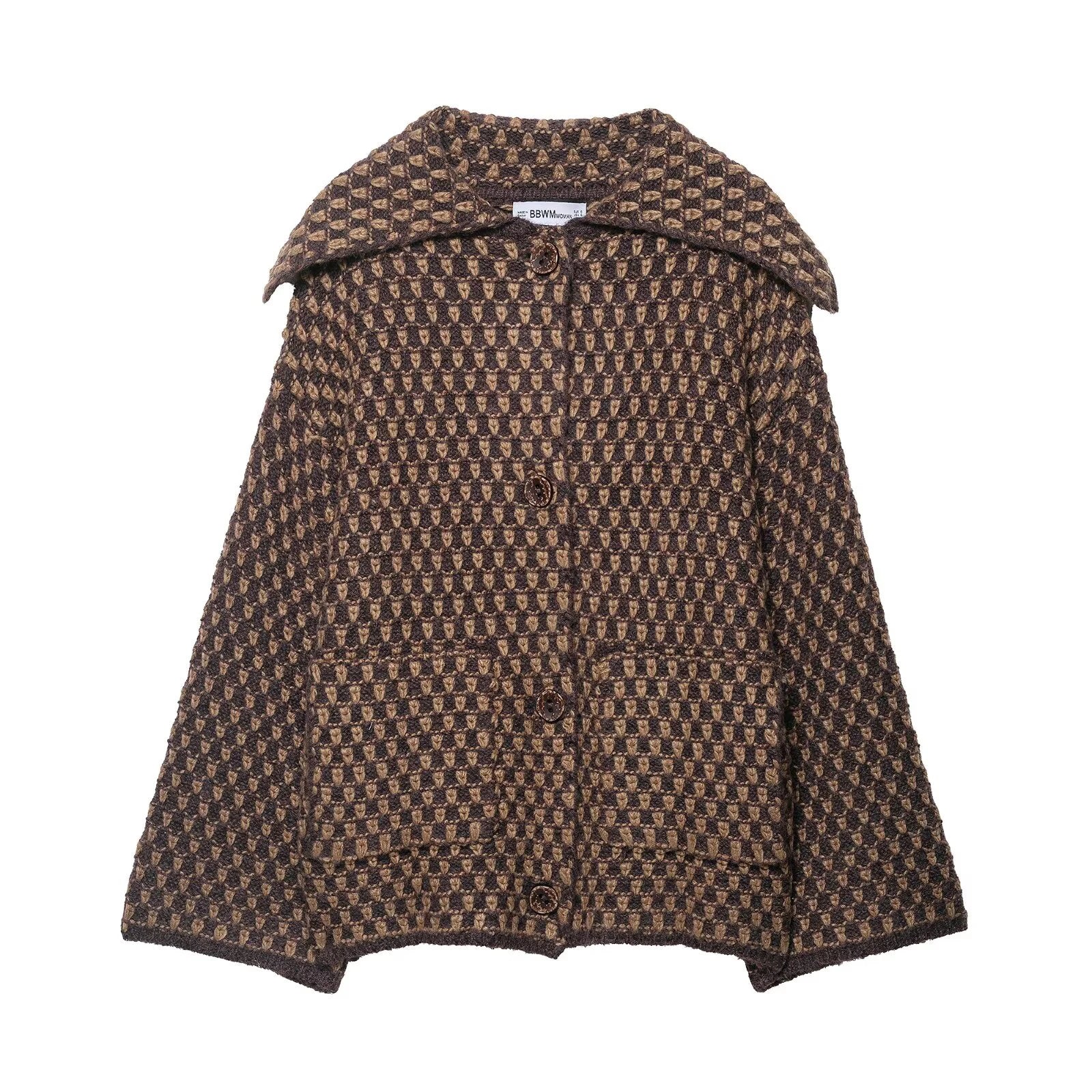 Korean style women's autumn and winter 2025 new loose and slimming casual knitted cardigan temperament jacket