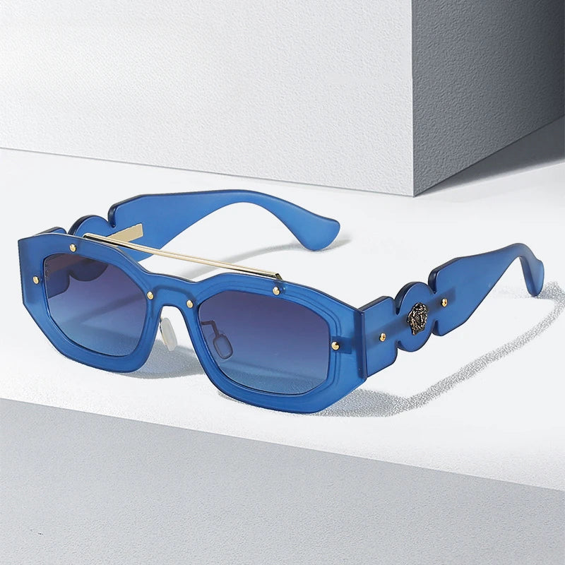 Men and Women Square Sunglasses Vintage Unisex Eyewear Glasses Hot Sale New Arrival Popular Luxury Brand Designer Glasses