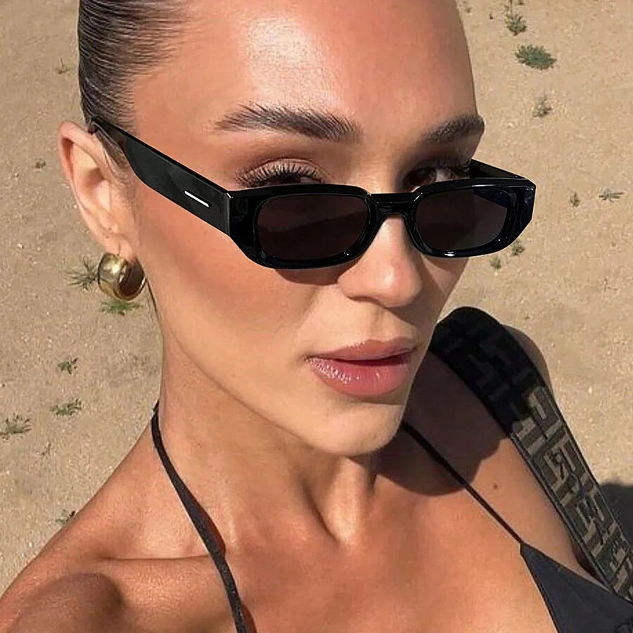 New Vintage Rectangle Classics Sunglasses Women Fashion Retro Brand Designer Sun Glasses UV400 Shades Eyewear Men Goggles