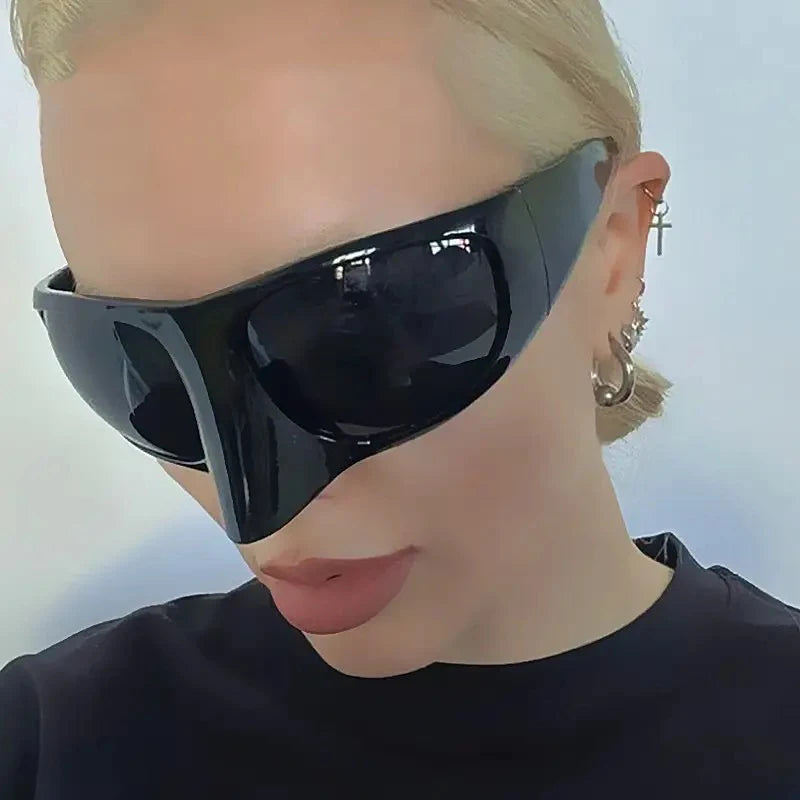 Y2K Luxury Brand Designer Oversized Bird Nose Masked Sunglasses Women For Men 2023 Trend Sun Glasses Vintage Fashion Goggles