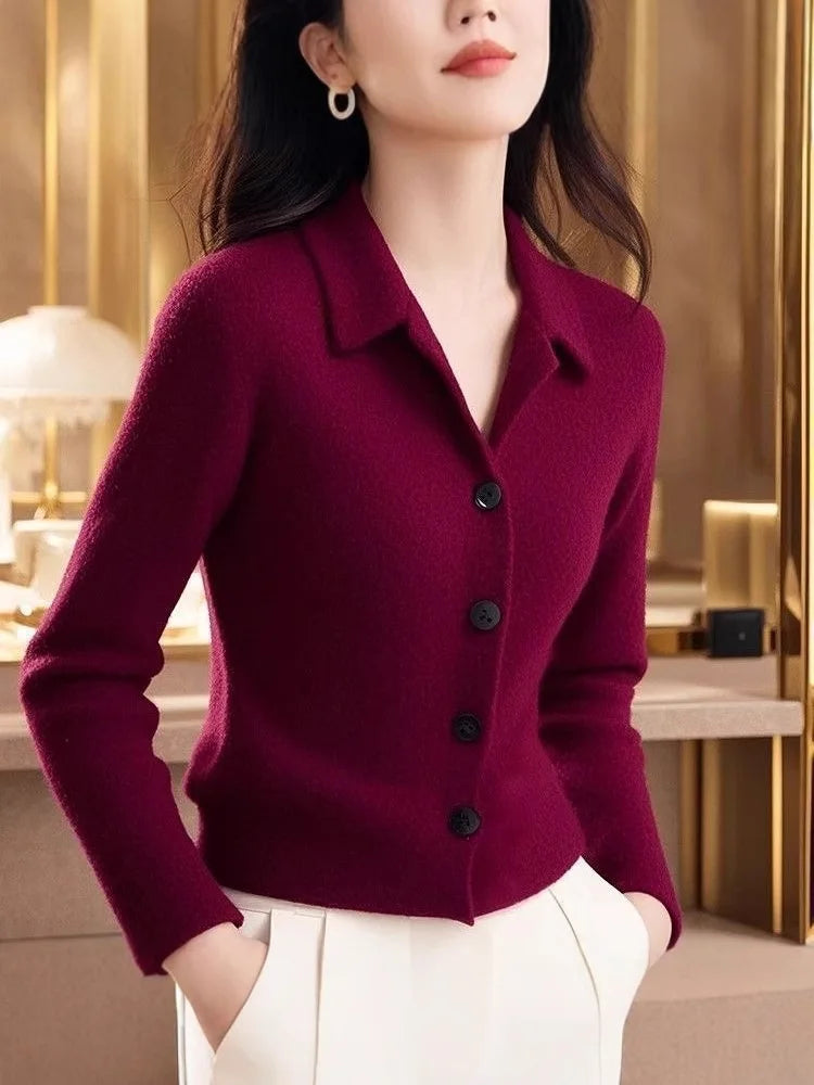 Thin Cardigan Sweaters for Women Clothing Autumn Fashion Clothes Basic Coat Women Jacket Casual Outerwear Streetwear Knit Tops