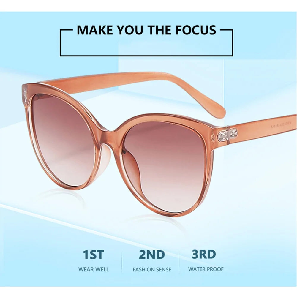 New Popular Fashion Sunglasses Luxury Unique Design Sun Glasses High Quality UV Protection Anti Glare Gradient Eyewear Outdoor