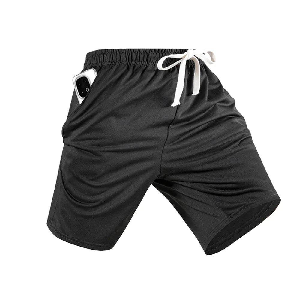 Summer Men's Cargo Shorts Solid Color Casual Beach Trousers Multi-pocket Fashion Short Pants Daily Work Male Sports Short