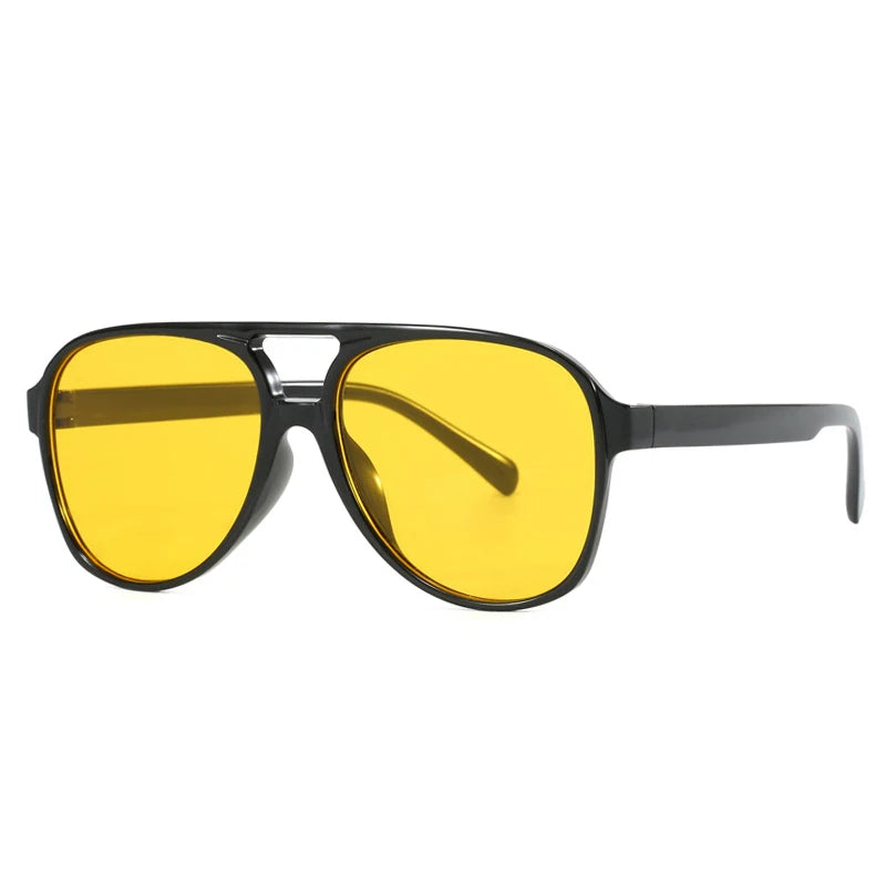 Classic Double Bridge Oversized Pilot Outdoor Women Sunglasses Luxury Designer Brand Men Sunglass Driving Travel Eyewear UV400