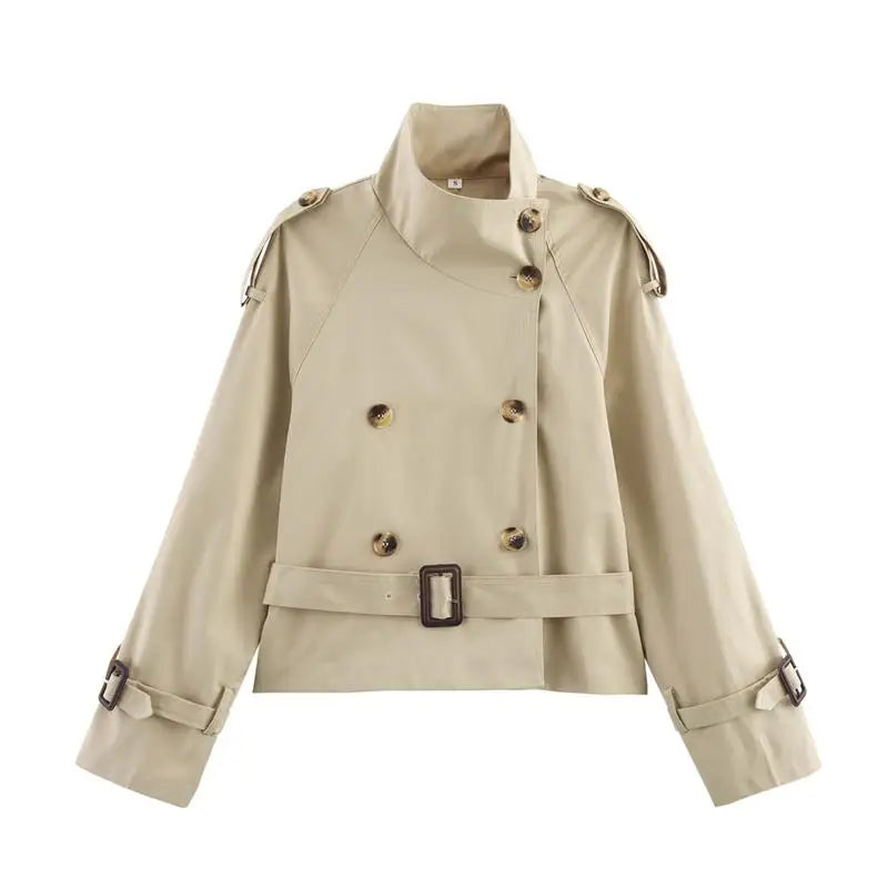 Spring Jackets Coat Women's 2025 New Chic Elegant Loose Long-Sleeved Women's Coat Street Fashion Youth Warm Jacket