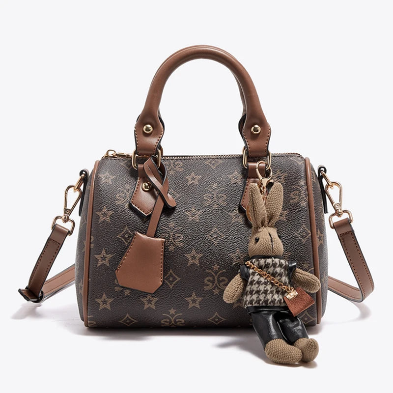 FOXER Brand Top-handle Bag PVC Women Shoulder Bag 2025 Winter Vintage Pillow Handbag Luxury Design Female Crossbody Purse