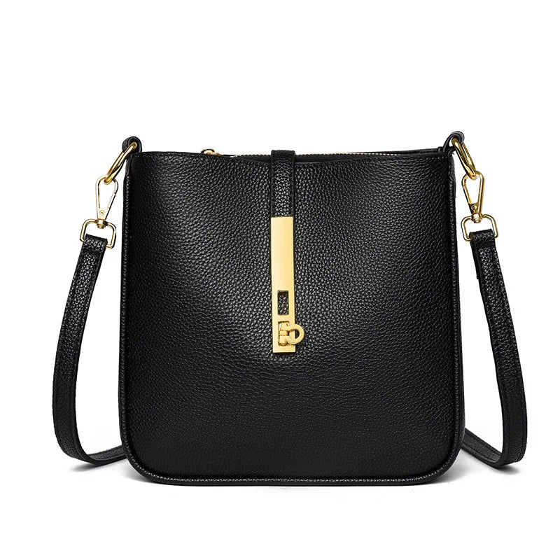 2025 new genuine leather Women's Crossbody Bag High Quality Handbag Fashion Underarm Bag French Versatile Shoulder Bag