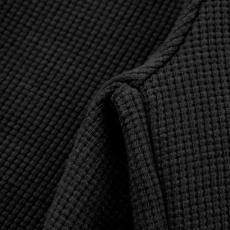 Mens Waffle Knit Cargo Shorts Vintage Surf Style Multi Pocket Workwear Elastic Drawstring Casual Beach Walking Summer