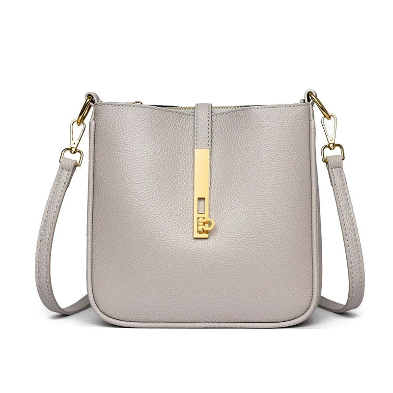 2025 new genuine leather Women's Crossbody Bag High Quality Handbag Fashion Underarm Bag French Versatile Shoulder Bag