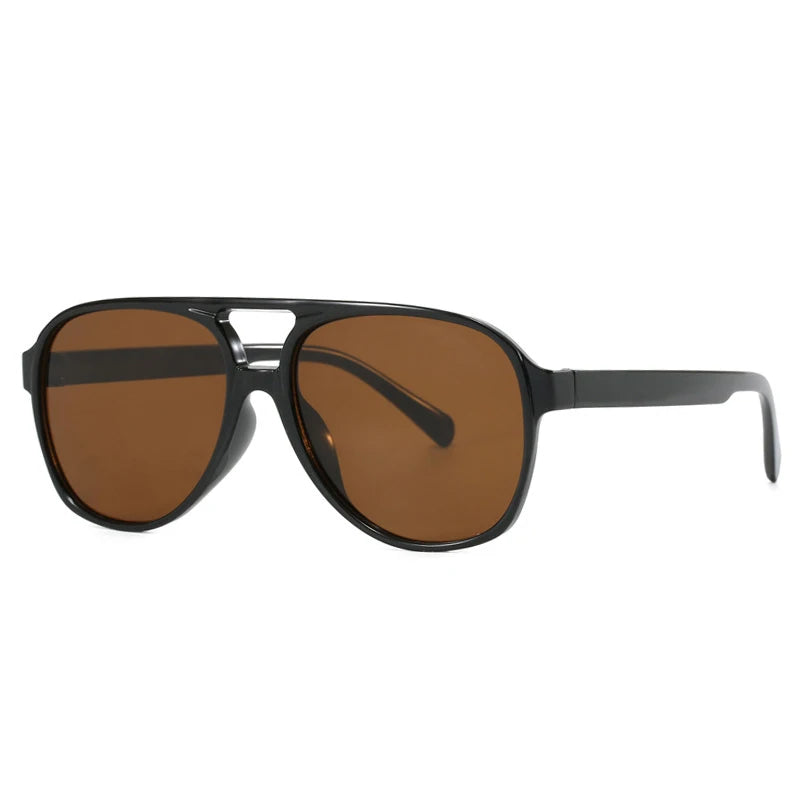 Classic Double Bridge Oversized Pilot Outdoor Women Sunglasses Luxury Designer Brand Men Sunglass Driving Travel Eyewear UV400