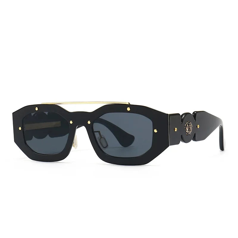 Men and Women Square Sunglasses Vintage Unisex Eyewear Glasses Hot Sale New Arrival Popular Luxury Brand Designer Glasses