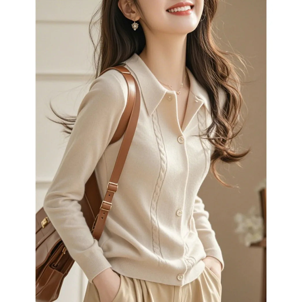 Thin Cardigan Sweaters for Women Clothing Autumn Fashion Clothes Basic Coat Women Jacket Casual Outerwear Streetwear Knit Tops
