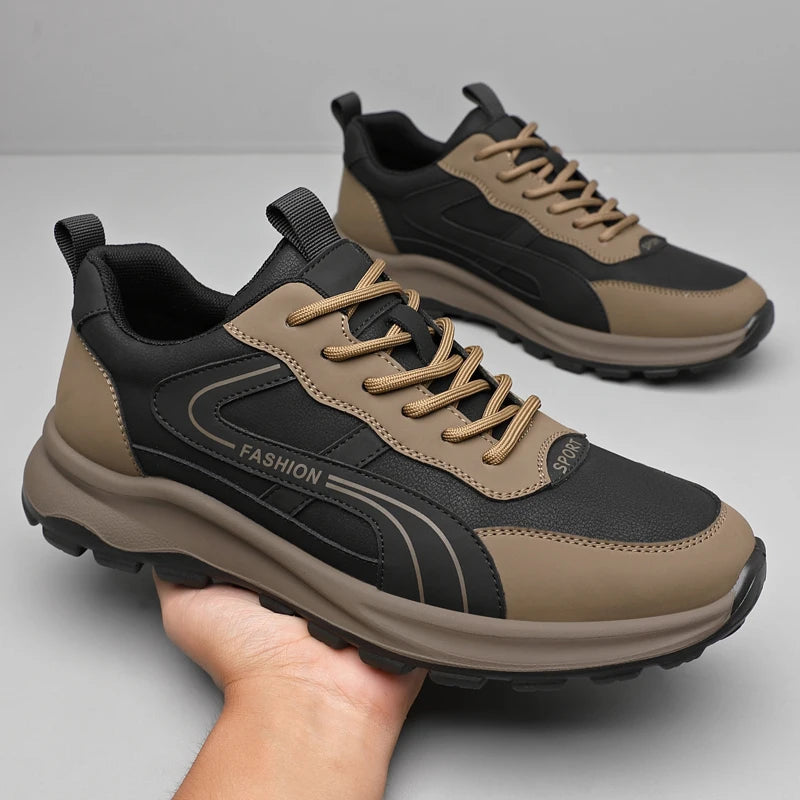 2025 New Men's Running Shoes Casual Hiking Footwear Lightweight Breathable Walking Sneakers for Men Non-Slip Gym Sports Shoes