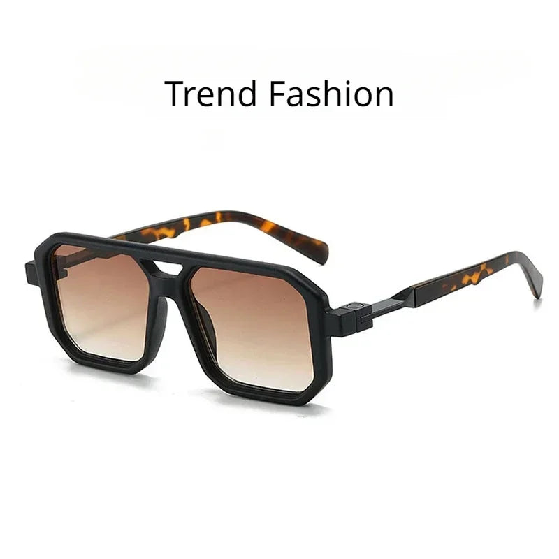 2025 Vintage Fashion Sun Protection Sunglasses for Men Square Shades Retro Flair Sunglasses Womens Trendy Shades Gafas De Sol