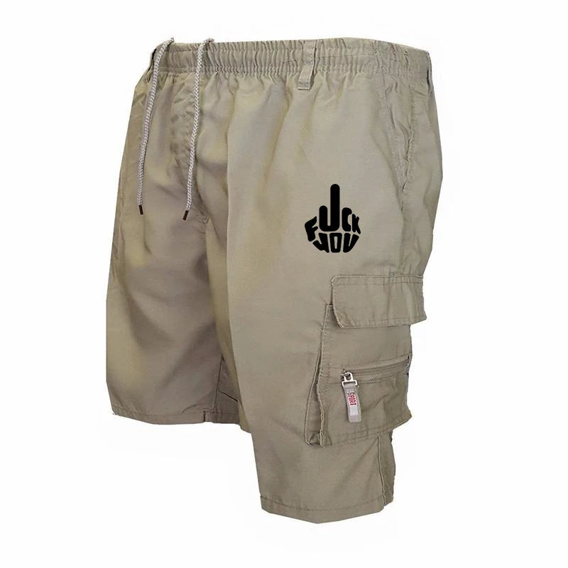 Mens Cargo Shorts New Side Multi-pockets Men Loose Work Shorts Casual Short Pants Male Plus Size Summer Outdoor Shorts